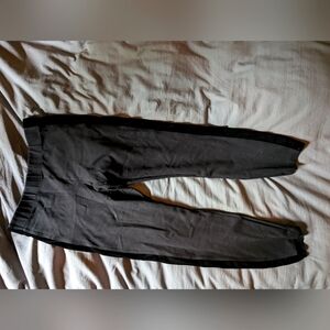 J.crew size 8 black velvet stripe Gigi pants
